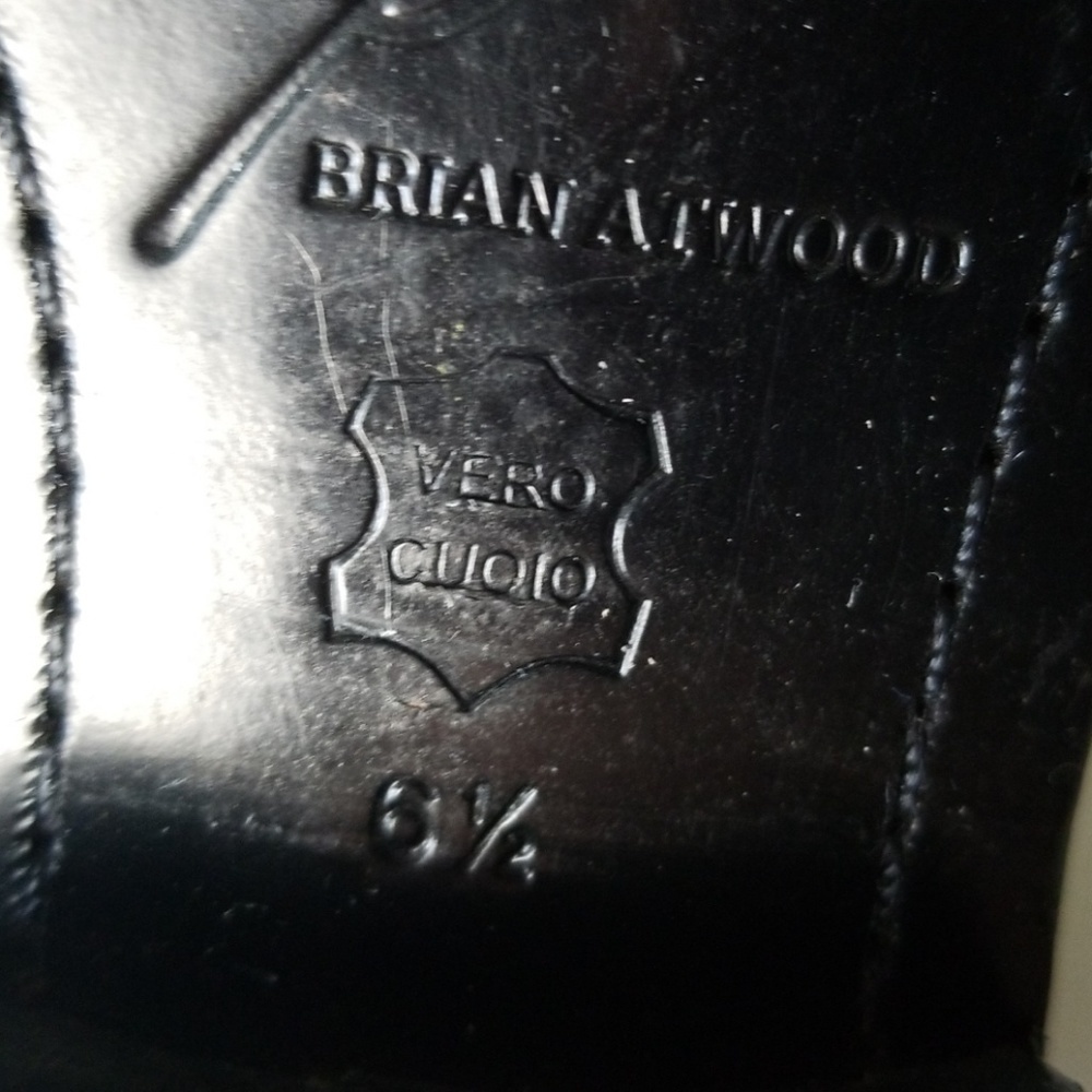 BRIAN ATWOOD Dita Flat Leather Riding Boots! - Picture 6 of 8